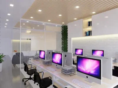 Homy Interior Office 3D model