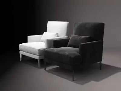 Paraiso Armchair 3D model