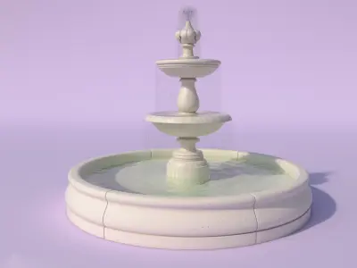Fountain 3D model shop