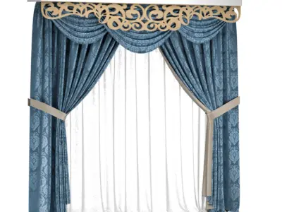 Curtain 3D model 28
