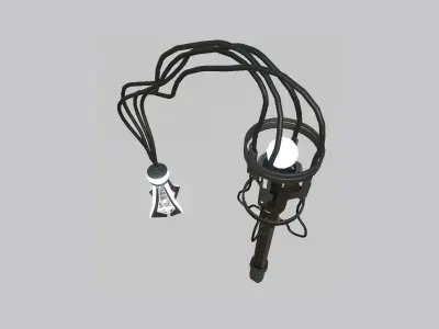 SciFi Flail A10 Metal - Sci Fi Weapon Design Low-poly 3D model