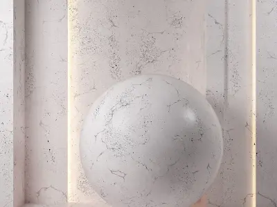 4K Worn Concrete Textures  - Seamless PBR - 3 Patterns Texture