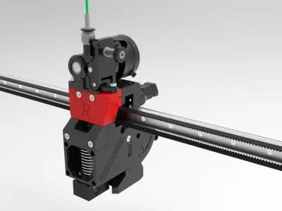 R DIRECT DRIVE FOR ORBITER AND E3DV6 3D print model