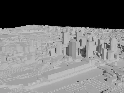 Boston 3D Printing stl file 3D Model of Boston 3D print model