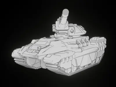 Chasovoy MK II - Medium Tank 3D print model