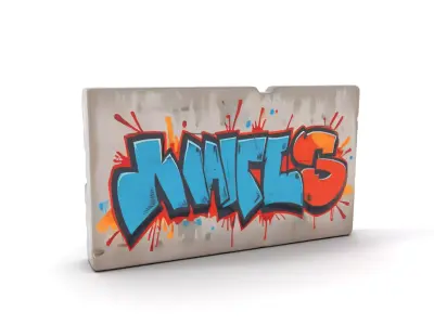 Vibrant Graffiti Wall model pack Texture purchase