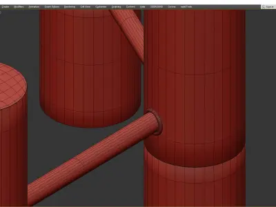 Ike Chandelier 7 Low-poly 3D model