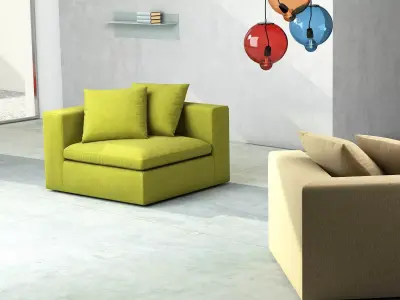 Land Corner 3D model