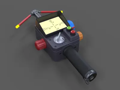 Cosplay Psychokinetic Energy Meter from Ghostbusters 3D print model