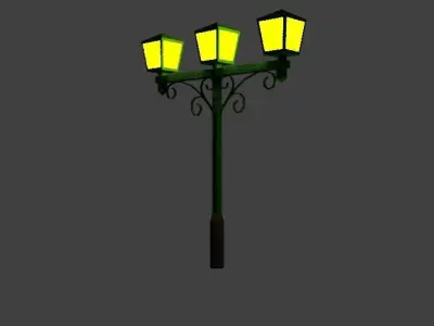 Street Lamp 2 3D model get