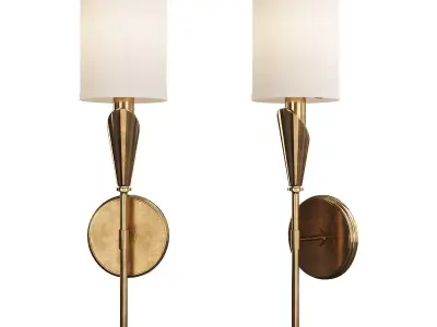 Tate Sconce Low-poly 3D model