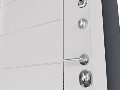 Modern front door 2 3D model