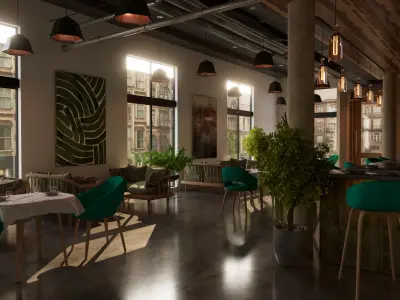 La Valse Restaurant and Coffee Shop 3D model