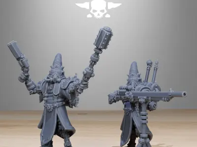 Scavenger Hooded Cultists 3D print model