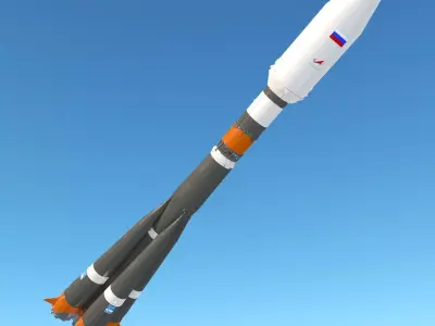 Soyuz 2 Rocket 3D model