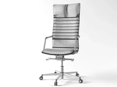 Tempo High Back 3D model