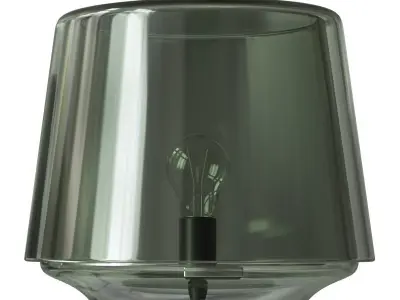 Cosy Grey Table Lamp 3D model