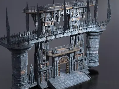 Desert Conjuror Bridge 3D model