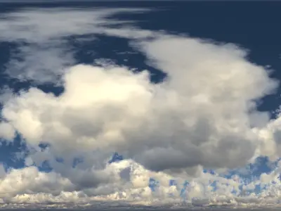 Skydome HDR - Cloudy Blue Sky 1 Texture