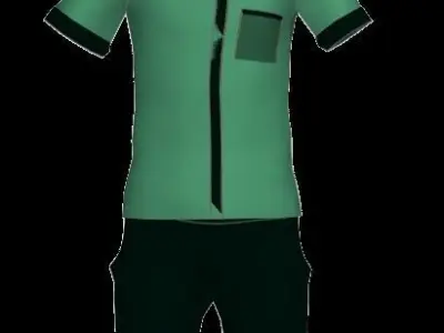 school uinfrom kids 3D print model