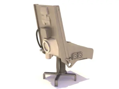 Echo Base Command Center Chair 1-12 Scale Blackseries 3D print model