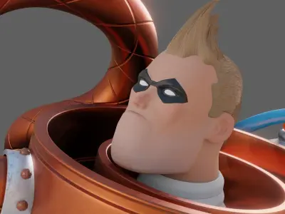 SpaceBoy Umbrella Academy 3D model