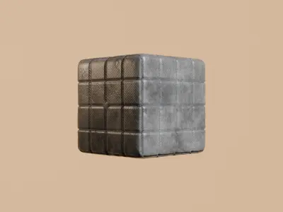 Gray Concrete Tile PBR Texture Texture