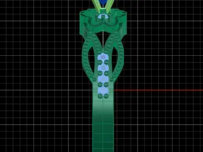 Solitaire ring  3D print model 4