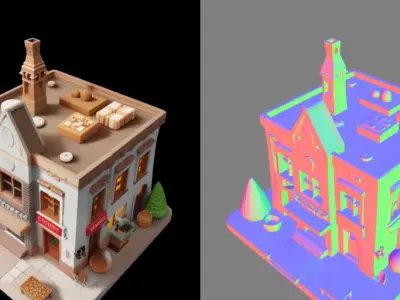 Bake Building 3D model
