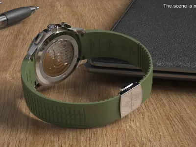  Mens Wrist Watch Patek Philippe Aquanaut Green 