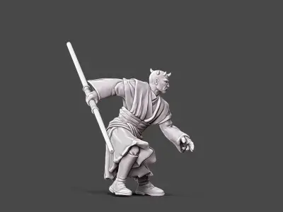 Dark adept - 35mm scale 3D print model