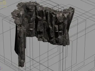 Brutal tribes - Mountain 03 3D model