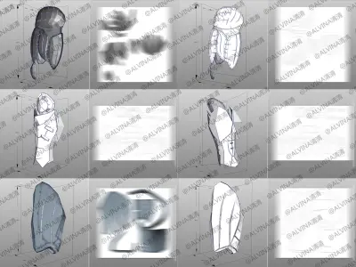 Appleseed Briareos - Cosplay Pepakura Foam Template Low-poly 3D model