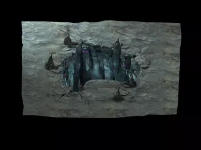 Game Model - Heihe Area Lianqi Cave 3D model