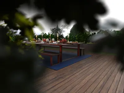 Give Thanks Feast 3D model