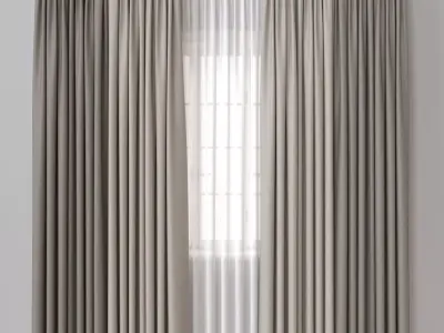Curtain 4 3D model