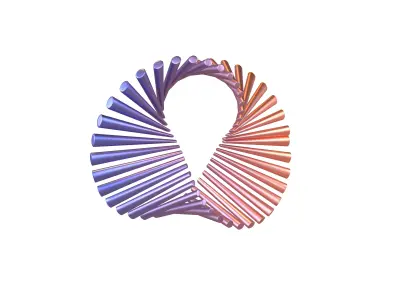Abstract Shape v9 004 Low-poly 3D model