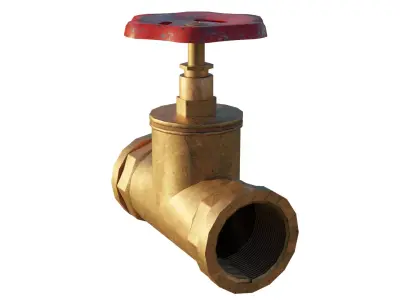 Stop valve 3D model buy