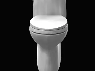 toto Carlyle II One-Piece Toilet  GPF Elongated Bowl 3D model