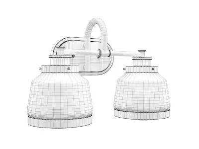 Judson 2-Light Bath Vanity Wall Light 3D model