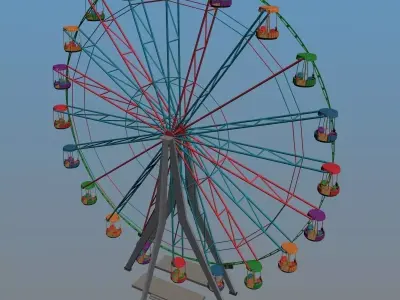 Ferris Wheel 3D model