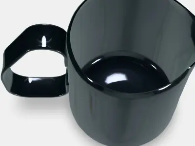 MATTLIG milk frothing jug Low-poly 3D model