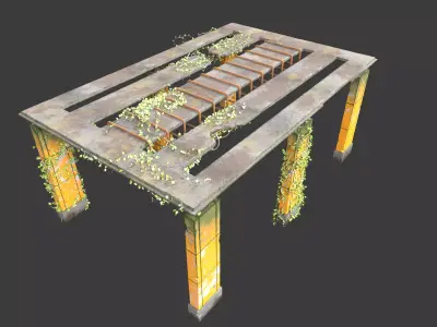 Exterior Building Pack Low-poly 3D model
