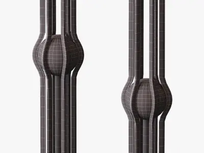 Luminaire floor lamp Bork CL700 Low-poly 3D model