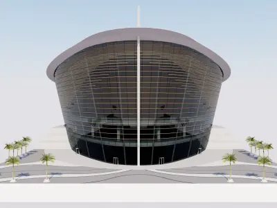 Dubai Opera - UAE 3D model