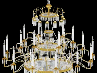 Chandelier LX-130 3D model