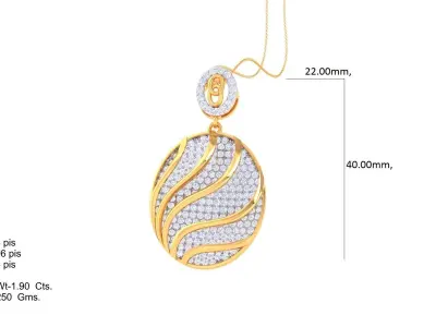 Pendant - 135 3D print model
