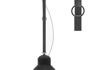 Industrial Lamp Free 3D model