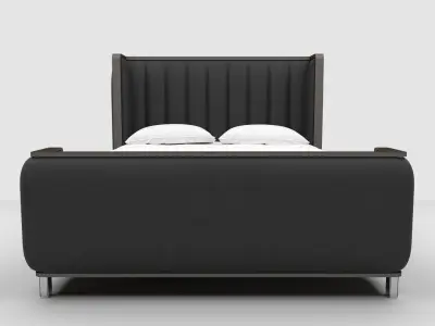 Sonder Living Ripley Bed Queen Size 3D model