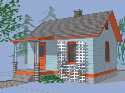Creative Design-Holiday Cabin-072 3D model